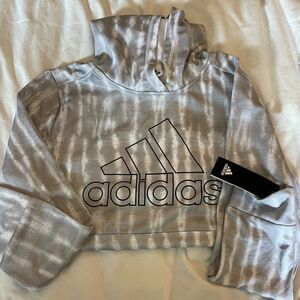 Adidas Boys Kenya Print Fleece Hoodie NWT
